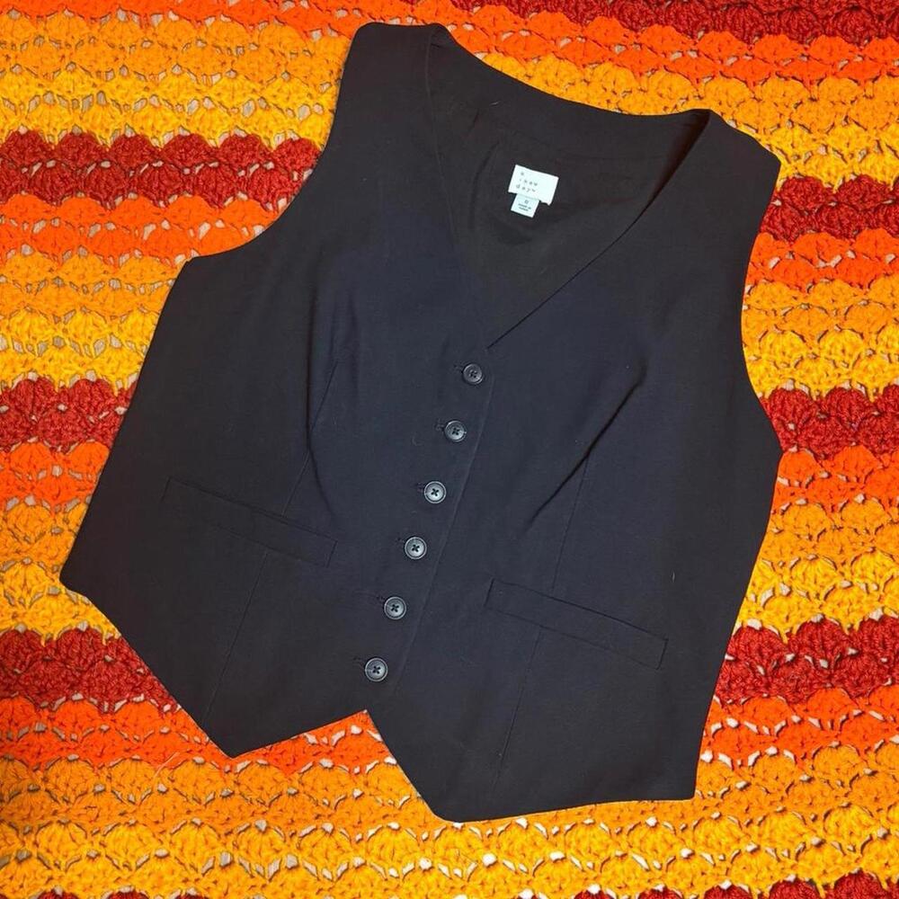 Women's Black Gilet